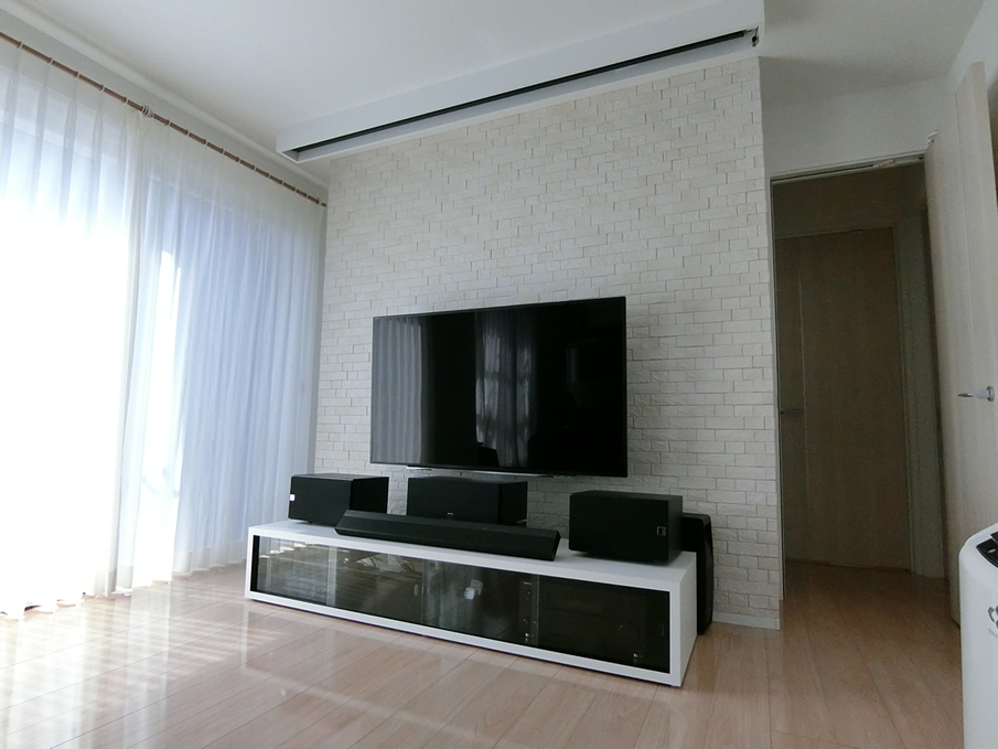 低いAVボード（テレビボード）家具制作例
